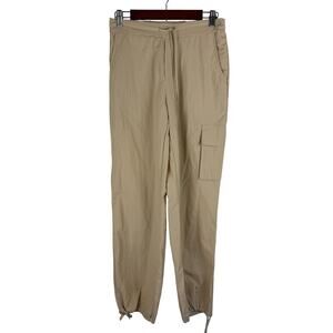 RDI CARGO PULL ON STRETCH WAIST JOGGER PANTS IN KHAKI‎ PRE-OWNED WOMEN'S SMALL